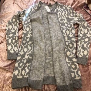 LOFT Printed Cardigan